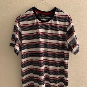 Honey & Cola cotton & polyester striped shirt